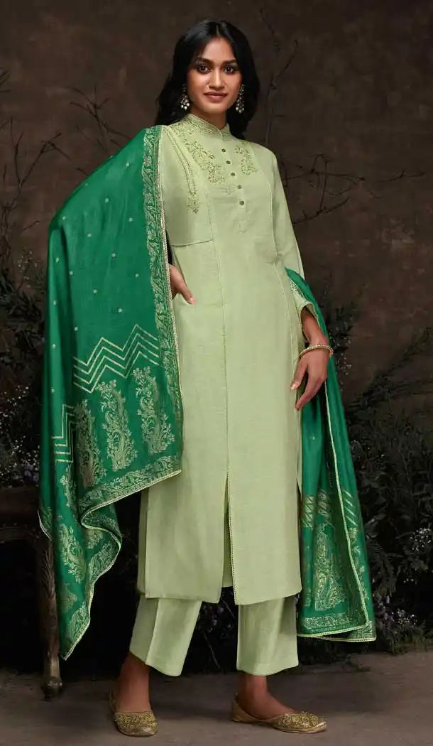 Pista Color Aaria Silk Party Wear Readymade Salwar Suit -786896359