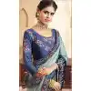 georgette fabric embroidery designer saree -789496633