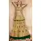 Golden With Green Color Net Designer Pakistani Style Lehenga Suit -fz6655365