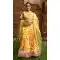 Elegant Yellow Color Satin Digital Printed Party Wear Lehenga Choli -77647147