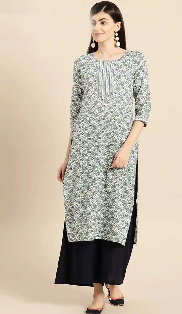 Attractive Multi Color Cambric Cotton Casual Party Wear Readymade Kurtis -802497980