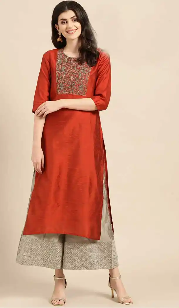 Greruaa Color Cambric Cotton Casual Party Wear Readymade Kurtis -802497983