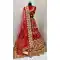 Exquisite Red Color Velvet Designer Traditional Wedding Wear Lehenga Choli -pf77857643