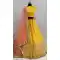 Charming Yellow Color Satin Silk Designer Mehendi Sangeet Lehenga Choli -pf78157897