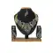 Styled Multi Color Alloy Stone Designer Traditional Necklaces Set -807898566