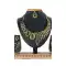 Attractive Multi Color Alloy Stone Designer Traditional Necklaces Set -807898582