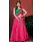 Elegant Rani Pink Color Banarasi Silk Heavy Designer Readymade Lehenga -813399100