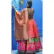 Gajri Color Banarasi silk Designer Traditional Wear Lehenga Choli -814999232