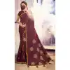 casual linen sarees with mask online -815199242