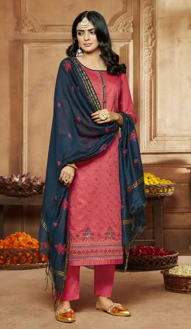 cotton casual plus size salwar suits online -815599273