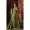 Green Color Mal Lurex Designer Navaratri Special Lehenga Suit -8237100053