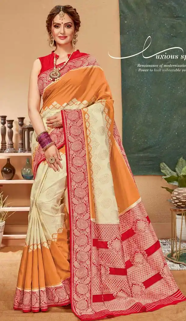Red Color Hand Loom Silk Designer Traditional Wedding Saree Blouse -8256100210