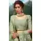 Green Color Soft Net Wedding Reception Wear Lehenga Choli -8332100935