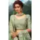Green Color Soft Net Wedding Reception Wear Lehenga Choli -8332100935