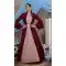 Dusty Pink Color Net Designer Fancy Lehenga Choli With Jacket -8435101922