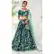 Dark Green Color Mulberry Silk Designer Wedding Lehenga Choli -8526102850