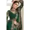 Green Color Net Designer Bridal Wedding Wear Women Lehenga Choli -8617103726