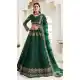 Green Color Net Designer Bridal Wedding Wear Women Lehenga Choli -8617103726