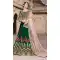 Green Color Pure Tafetta Designer Wedding Wear Women Lehenga Choli -8643103918