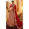 red color bridal plus size lehenga choli latest design -8737104662