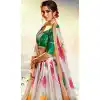 pure organza printed lehenga online india -8747104726
