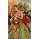 Charming Green Color Pure Organza Traditional Sangeet Wear Lehenga Choli -8747104728
