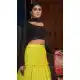 Floracance Green Color Maslin Cotton Fancy Party Wear Ladies Lehenga Choli -8779105018