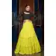 Floracance Green Color Maslin Cotton Fancy Party Wear Ladies Lehenga Choli -8779105018