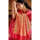 Adorable Pink Color Silk Weaving With Jacquard Work Designer Saree Blouse -8765104909