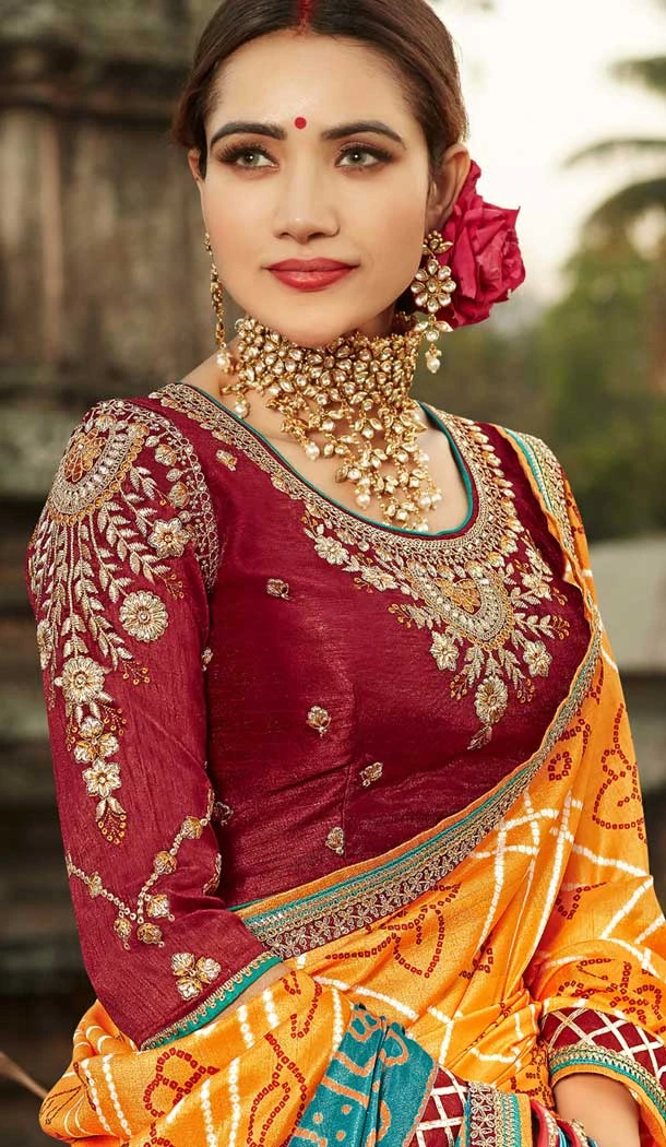 Yellow Color Dola Silk Designer Traditional Wear Saree For Women -8801105189