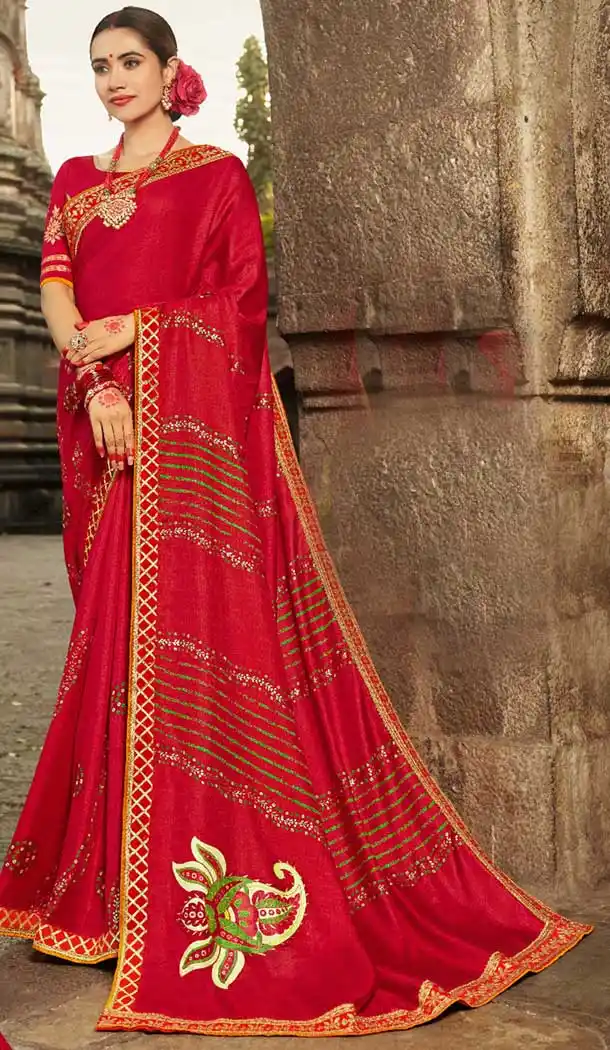 dola silk casual wear saree price in india -8801105191