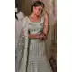 Grey Color Net Heavy Designer Bridal Wedding Wear Women Lehenga Choli -8819105334