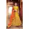 Fancy Yellow Color Silk Heavy Designer Bridal Wedding Women Lehenga Choli -8847105570