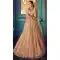 Copper Gold Color Soft Net Heavy Designer Party Wear Lehenga Choli -8898106130