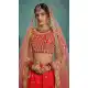 Elegant Red Color Art Silk Designer Bridal Wedding Wear Lehenga Choli -8907106197