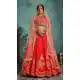 Elegant Red Color Art Silk Designer Bridal Wedding Wear Lehenga Choli -8907106197