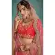 Exquisite Red Color Art Silk Designer Bridal Wedding Wear Lehenga Choli -8907106198