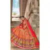 banarasi silk bridal lehenga choli designs -8977106860
