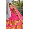 banarasi silk bridal lehenga choli buy online -8977106863