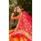 Fancy Orange Color Banarasi Silk Designer Wedding Wear Lehenga Choli -8977106871