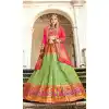 exclusive banarasi silk bridal lehenga choli plus size -8977106872