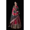 pure silk party wear printed lehenga choli online shopping -9126108430