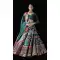 Green Color Pure Killer Silk Patola Printed Party Wear Lehenga Choli -9126108431