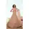 Chic Peach Color Soft Net Designer Party Wear Women Lehenga Choli -9171108839