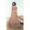 Exotic Peach Color Soft Net Designer Party Wear Women Lehenga Choli -9171108842