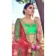 Green Color Silk Heavy Embroidered Heavy Designer Wear Lehenga Choli -9195109028