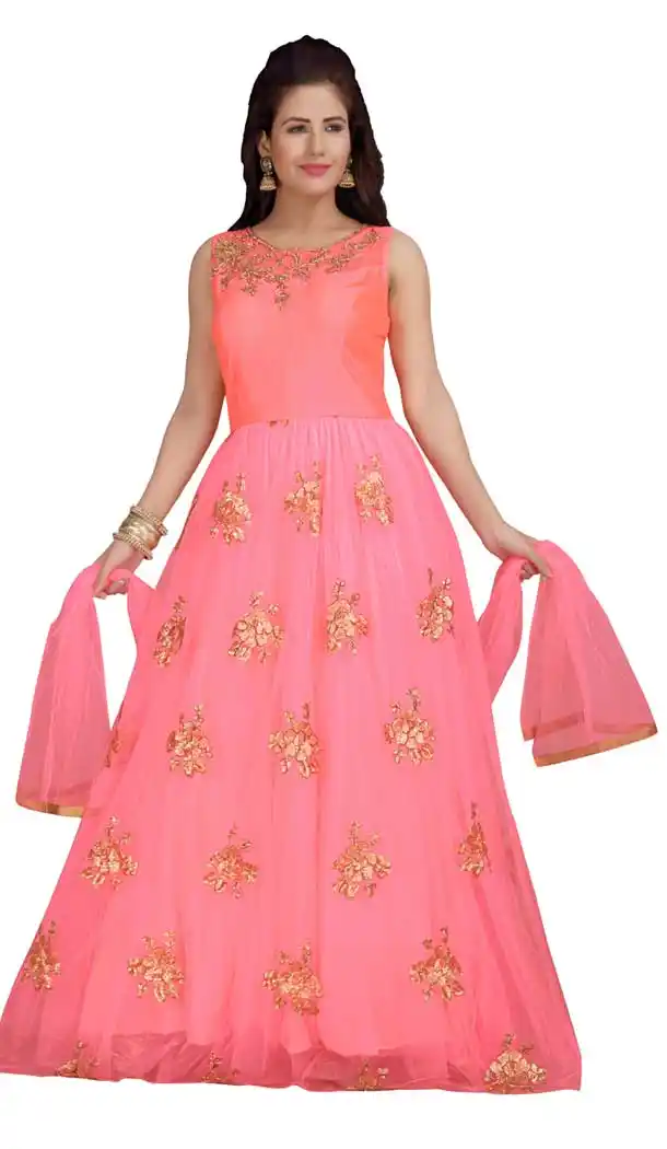 Majesty Red Color Net Designer Party Wear Readymade Salwar Suit -9211109216