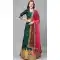 Adorable Green Color Silk Blend Embroidery Designer Party Wear Lehenga Choli -9238109444