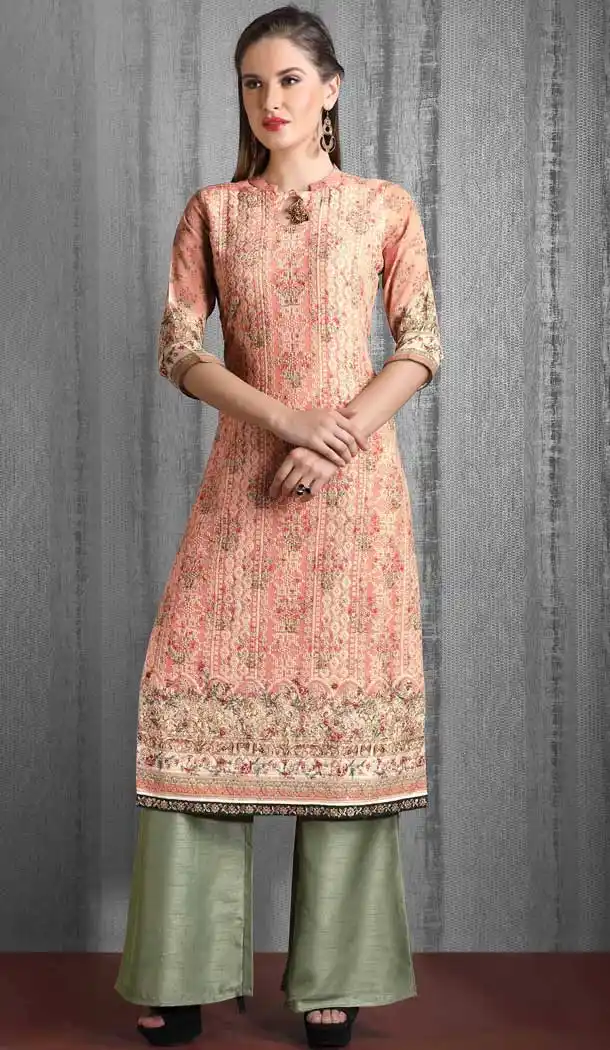 Mix Print Color Georgette Designer Party Wear Readymade Plus Size Suit -9310110139