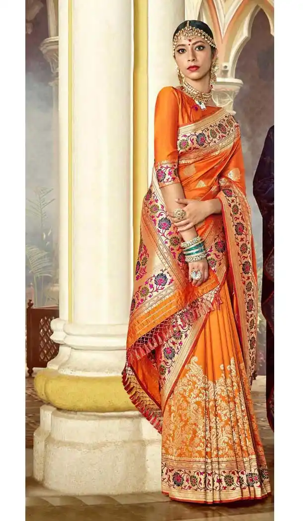 banarasi fancy art silk sarees jaipur -9314110187